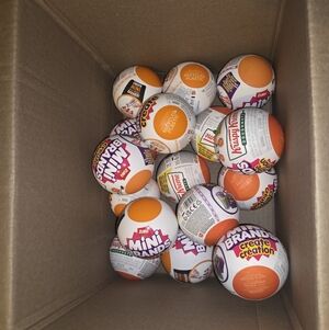 5 Zuru Mini Brands Create- Master Chef and Krispy Creme Mystery Balls- NEW